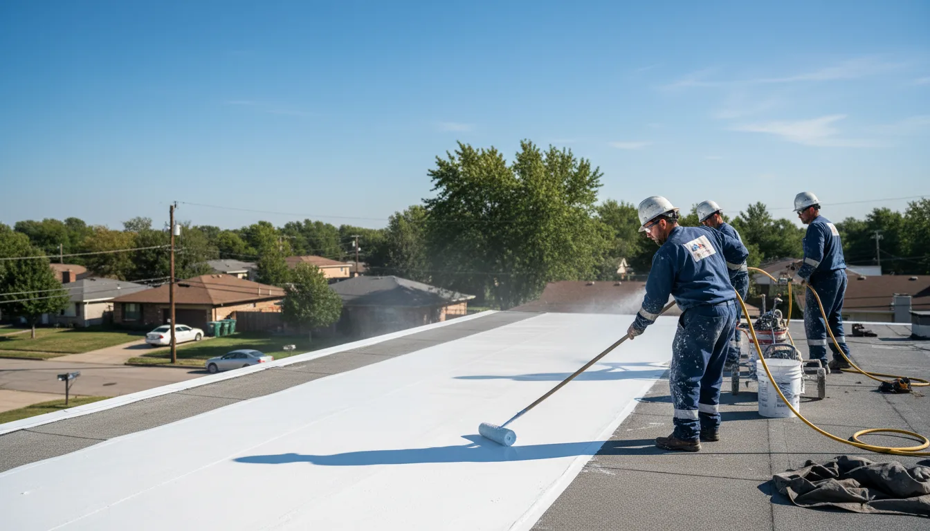 Commercial roof coating in Madison, SD near me